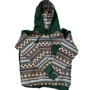 Hoodie ZYFG Free Hoodie Size Large Aztec Design